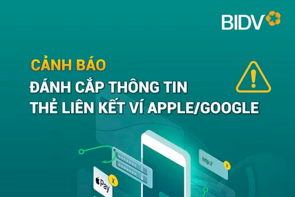 Cảnh báo lừa đảo liên kết ví Apple, Google.