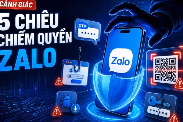 Khi nghi ngờ tài khoản Zalo bị chiếm quyền, người dùng cần đổi mật khẩu, đăng xuất khỏi tất cả thiết bị.