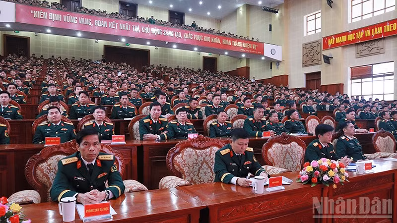 Quang cảnh lễ tốt nghiệp.