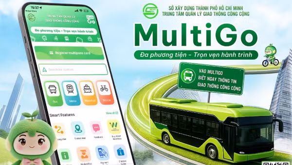 Ứng dụng MultiGo - ứng dụng giao thông công cộng chính thức của Thành phố Hồ Chí Minh đã đạt hơn 254.000 lượt tải về (Ảnh: VÕ LÊ)