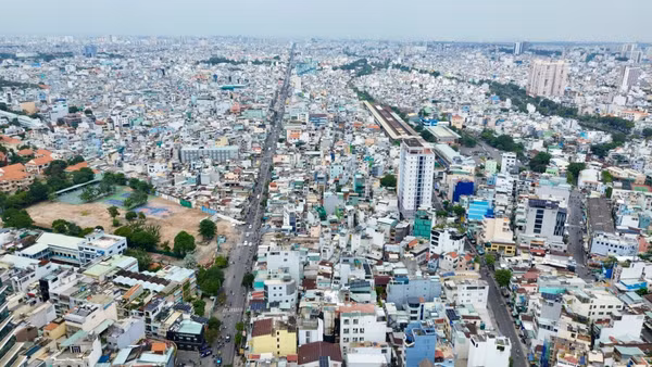 Ủy ban nhân dân Thành phố Hồ Chí Minh đã phê duyệt ranh giới lập quy hoạch các khu vực TOD chung quanh các nhà ga thuộc tuyến Metro số 2 (đoạn Bến Thành-Tham Lương).(Ảnh: QUÝ HIỀN)