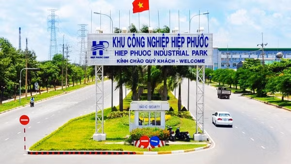 Khu công nghiệp Hiệp Phước, xã Hiệp Phước. (Ảnh: VÕ LÊ)