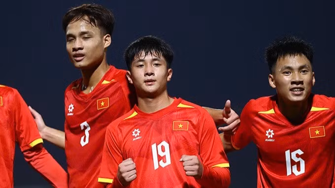 U17 Việt Nam áp đảo U17 Quần đảo Bắc Mariana để vươn lên vị trí nhất bảng C. (Ảnh: Đức Cường)