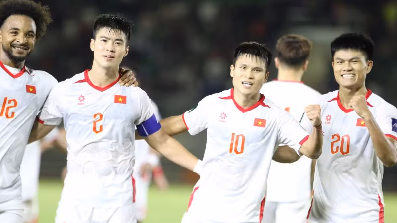Đội tuyển Việt Nam vừa có chiến thắng 2-0 trước đội tuyển Lào. (Ảnh: VFF)