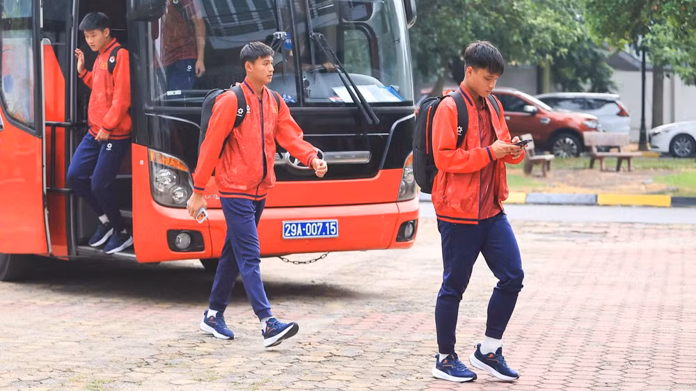 Các tuyển thủ U17 Việt Nam hoàn thành mục tiêu tại chuyến tập huấn Hàn Quốc. (Ảnh: VFF)
