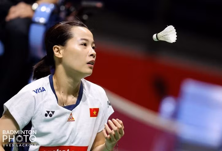 Nguyễn Thùy Linh thua 0-2 trước tay vợt 16 tuổi người Ấn Độ. (Ảnh: BWF)