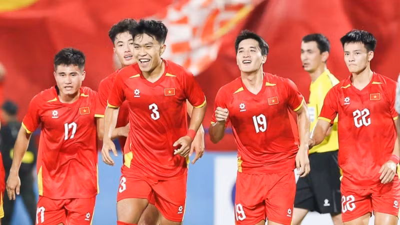 U23 Việt Nam vừa thi đấu thành công tại vòng loại U23 châu Á 2026 với ba trận toàn thắng. (Ảnh: VFF)