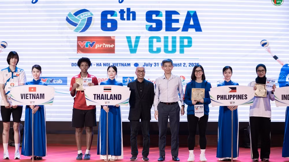 Lễ khai mạc Giải bóng chuyền nữ Đông Nam Á SEA V Cup 2026 chặng 1. 