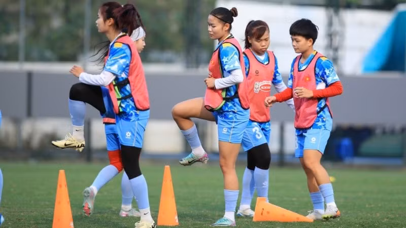 Đội tuyển nữ Việt Nam hướng tới Vòng chung kết bóng đá nữ châu Á 2026. (Ảnh: VFF)