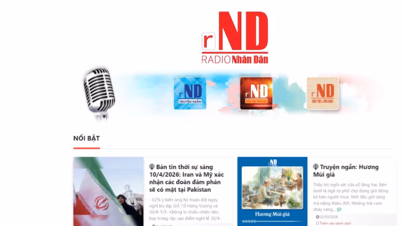 Chương trình phát thanh với tên gọi "Radio Nhân Dân" của Báo Nhân Dân góp phần làm đa dạng hóa nội dung và sản phẩm báo chí-truyền thông, mở rộng cách thức tiếp cận người sử dụng, nhất là độc giả-khán thính giả trẻ tuổi, ưa thích các nền tảng công nghệ số.