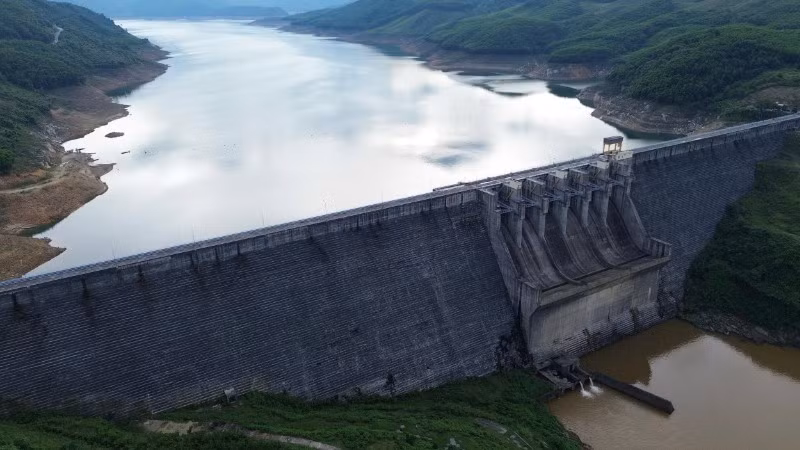 Một góc thủy điện Sông Tranh 2, thành phố Đà Nẵng.