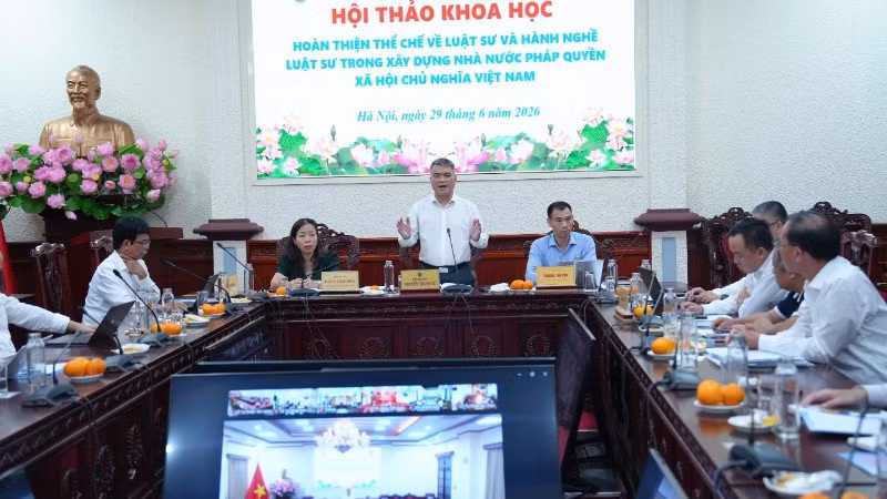 Quang cảnh hội thảo. (Ảnh: H.MÂY)