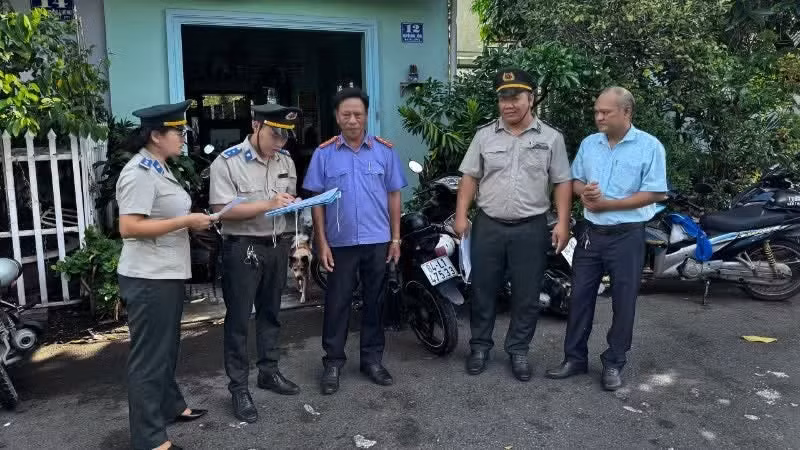 Một vụ việc thi hành án dân sự. (Ảnh: TH)
