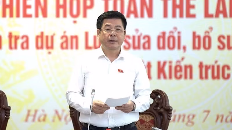 Phó Chủ tịch Quốc hội Nguyễn Hồng Diên phát biểu chỉ đạo tại phiên họp. (Ảnh: QH)