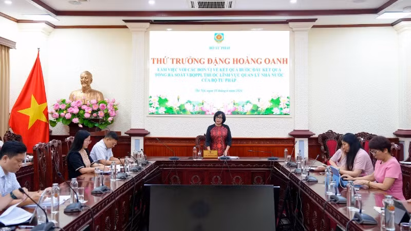 Quang cảnh buổi làm việc. (Ảnh: TL)