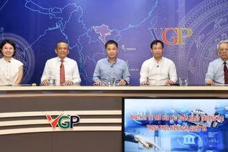 Các chuyên gia tham dự buổi tọa đàm. (Ảnh: VGP)