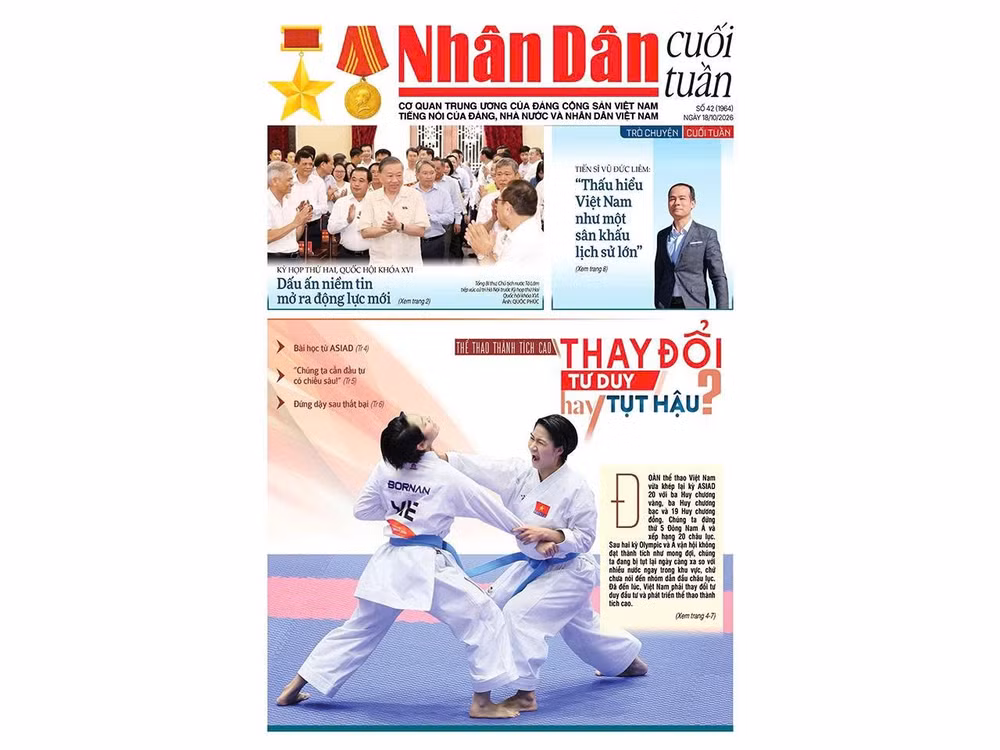 Đón đọc Nhân Dân cuối tuần số 42/2026 (Phát hành từ ngày 16/10/2026) 