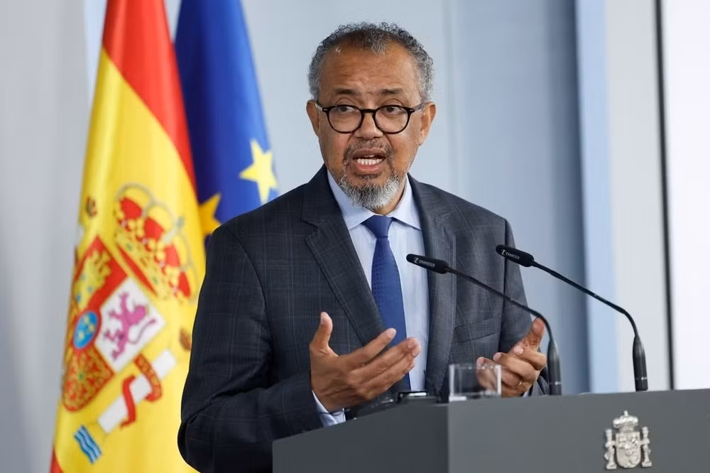 Tổng Giám đốc WHO, Tedros Adhanom Ghebreyesus.