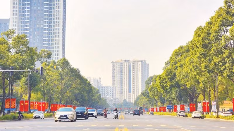 Tuyến đường Lý Thái Tổ, phường Kinh Bắc, tỉnh Bắc Ninh.