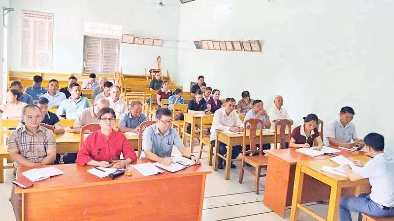 Đảng ủy xã Bạch Xa chỉ đạo các chi bộ ổn định hoạt động, bảo đảm lãnh đạo thông suốt sau sáp nhập.
