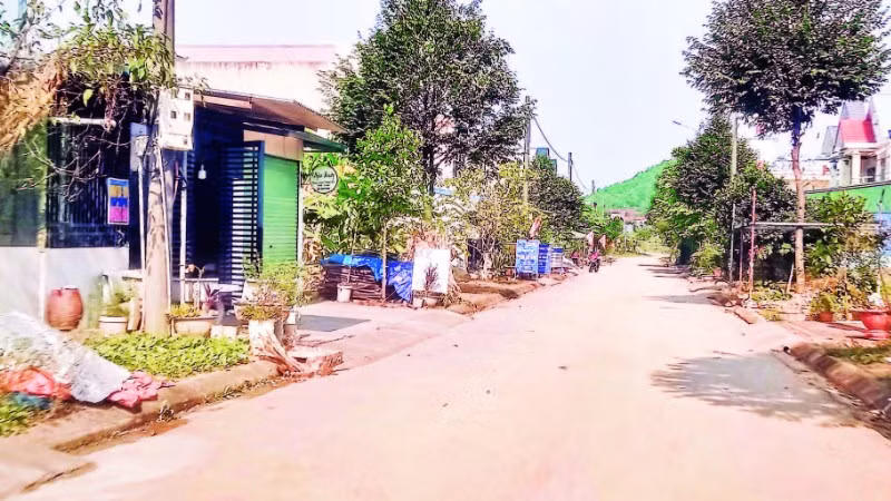 Khu tái định cư Dự án Khai thác chế biến khoáng sản Núi Pháo tại xã An Khánh.