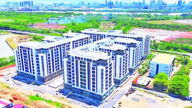 Một Dự án Nhà ở xã hội tại Thành phố Hồ Chí Minh. (Ảnh ĐỨC MINH)
