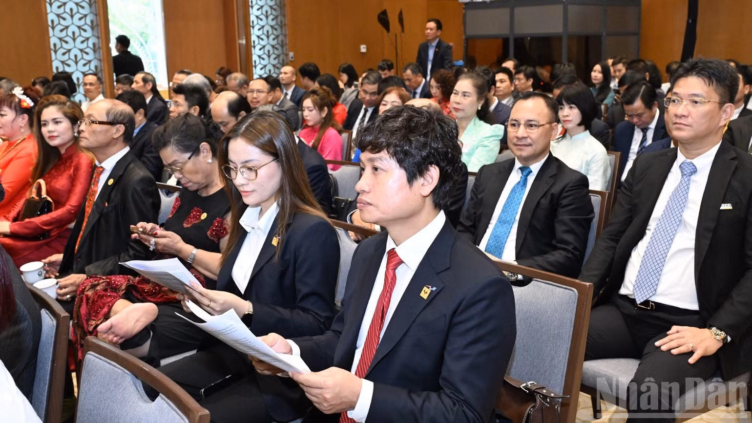 Các đại biểu tham dự hội nghị. (Ảnh: Trần Hải)