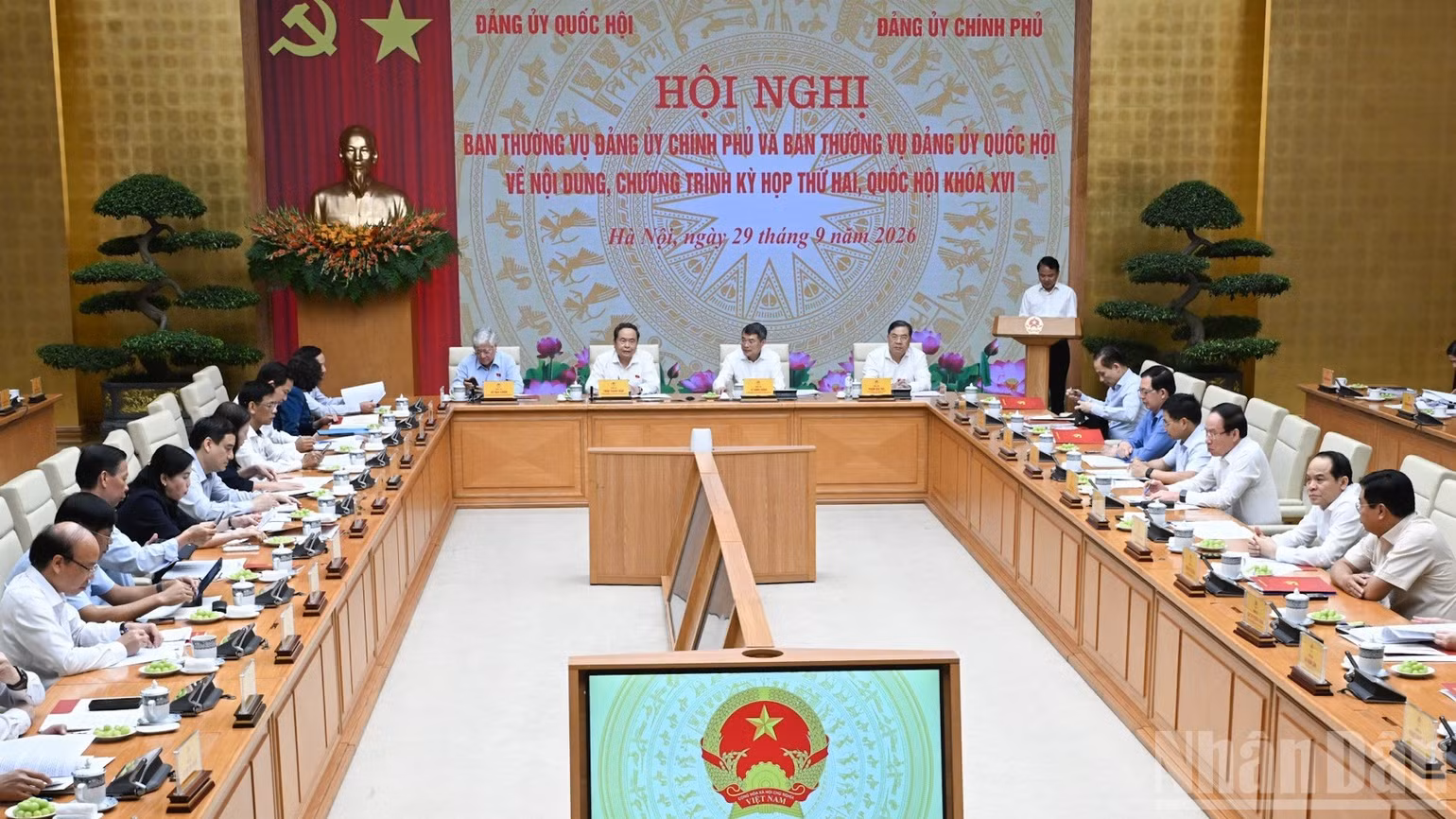 Quang cảnh hội nghị. (Ảnh: TRẦN HẢI)