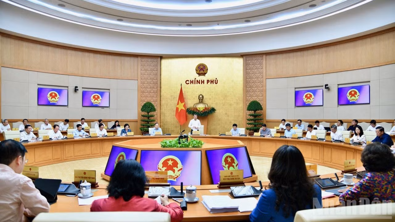 Quang cảnh phiên họp. (Ảnh: Thanh Giang)