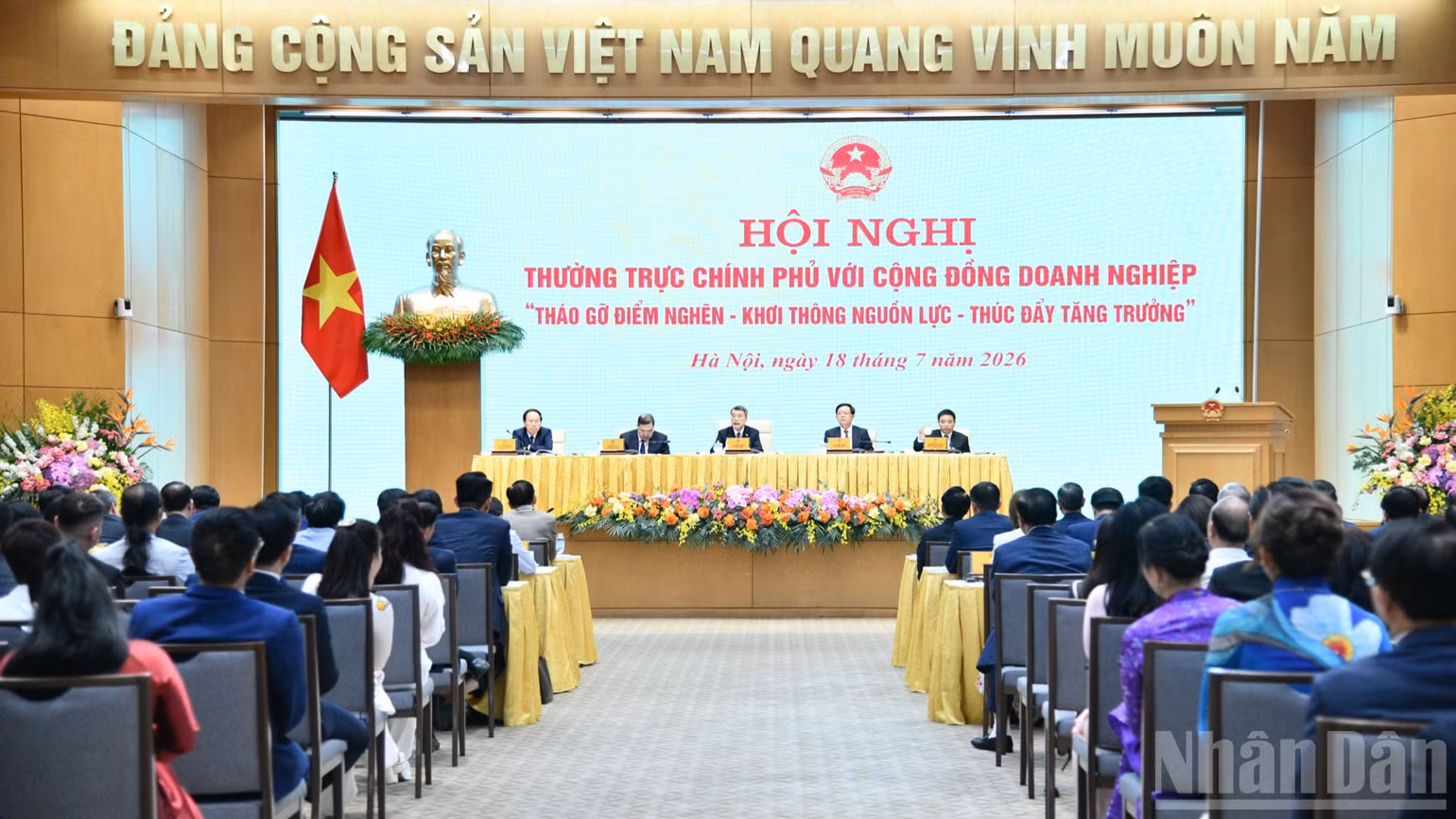Quang cảnh hội nghị. (Ảnh: THANH GIANG)