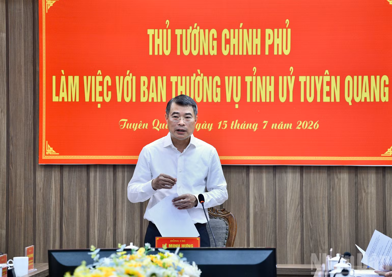 Thủ tướng Chính phủ Lê Minh Hưng. (Ảnh: THANH GIANG)
