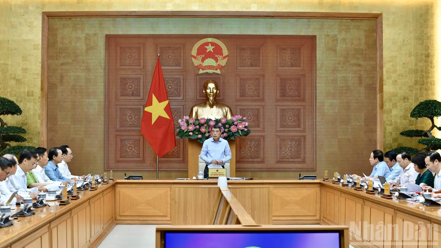 Thủ tướng Chính phủ Lê Minh Hưng chỉ đạo nhiều vấn đề quan trọng và cấp bách đối với ngành Giáo dục và Đào tạo. (Ảnh: Thanh Giang)