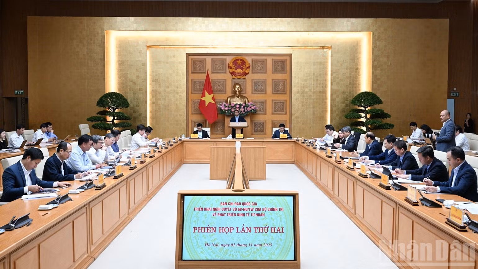 Quang cảnh phiên họp. (Ảnh: Trần Hải) 