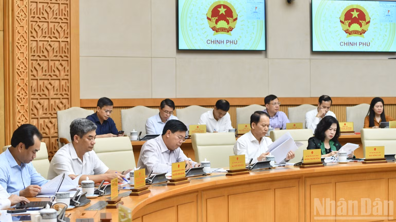 Các đại biểu tham dự phiên họp. (Ảnh: THANH GIANG)