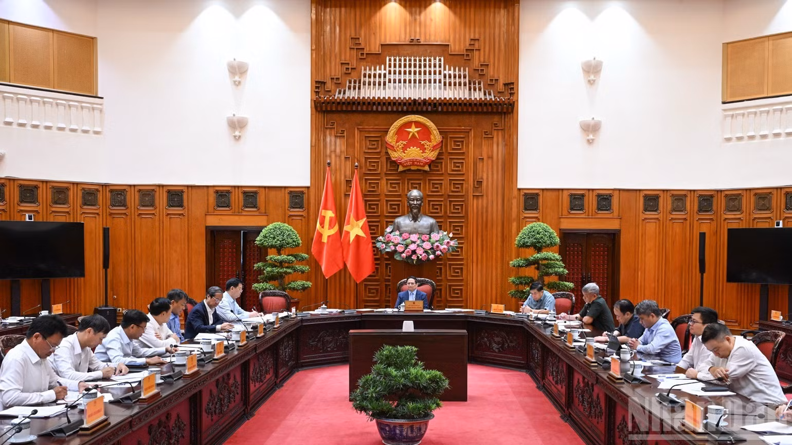 Quang cảnh cuộc họp. (Ảnh: TRẦN HẢI)