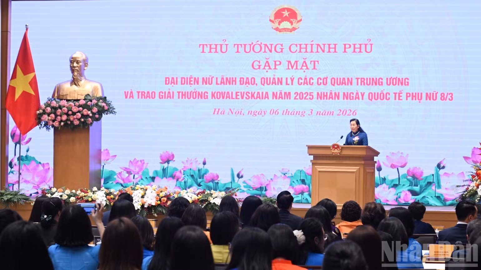 Quang cảnh cuộc gặp mặt. (Ảnh: TRẦN HẢI)