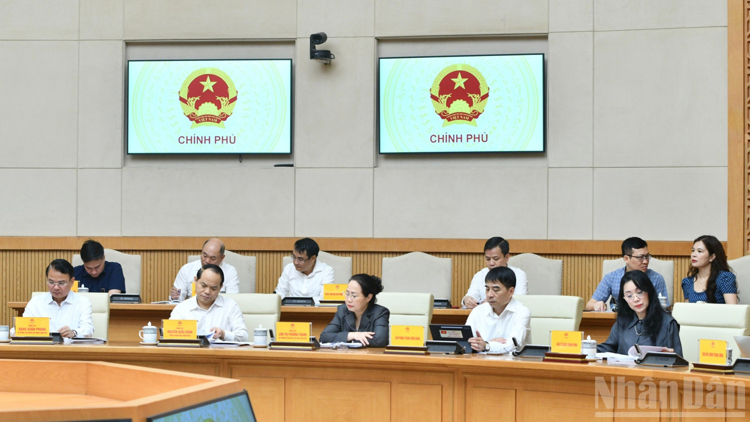 C&aacute;c đại biểu tham dự cuộc họp. (Ảnh: THANH GIANG)