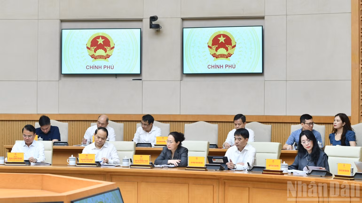 Các đại biểu tham dự cuộc họp. (Ảnh: THANH GIANG)