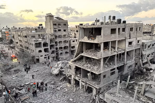 Gaza bị tàn phá nặng nề do xung đột. Ảnh: REUTERS