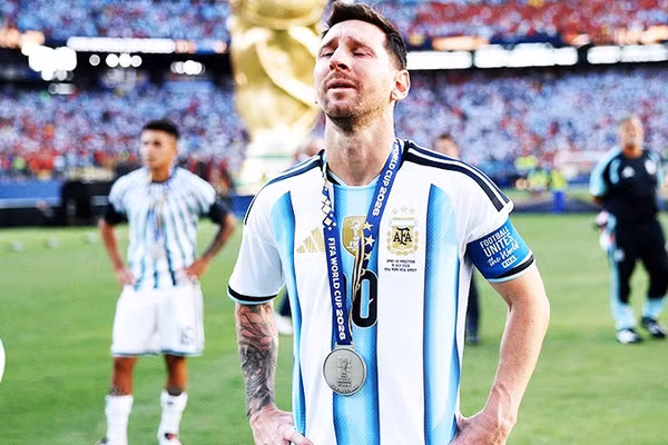 Messi không kìm được cảm xúc sau trận chung kết World Cup 2026.
