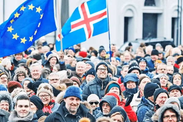 Phần lớn cử tri Iceland không muốn gia nhập EU. Ảnh: EPA