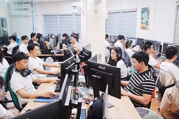 Thế hệ trẻ tham gia sản xuất phim hoạt hình.