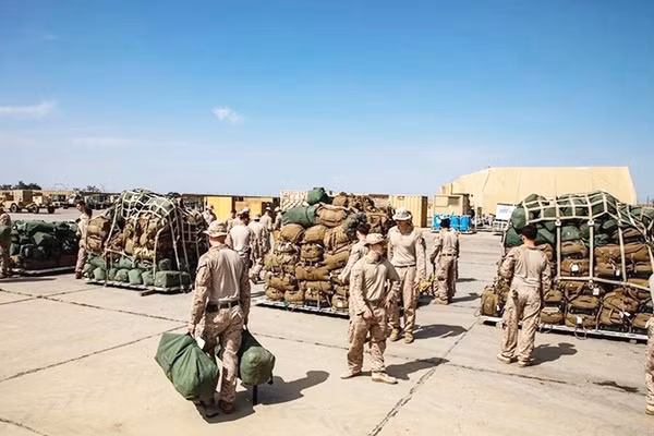Quân đội Mỹ hoàn tất rút quân khỏi Iraq. Ảnh: NBCNEWS