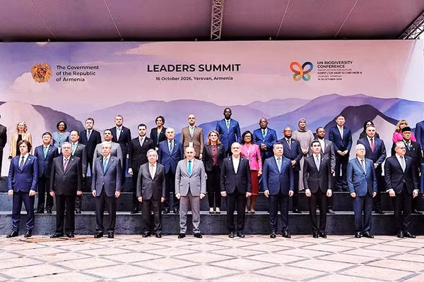 Các nhà lãnh đạo thế giới trước giờ khai mạc Hội nghị COP17. Ảnh: CNBC