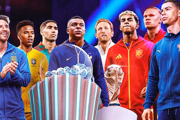 Anh hào hội tụ ở VCK World Cup 2026.