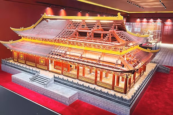 Ảnh thiết kế Điện Kính Thiên của Công ty 3D ART.