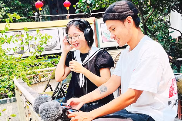 Khoa và Thủy mong muốn Thư viện âm thanh Việt Nam sẽ được nhiều người biết đến, khai thác để lan tỏa câu chuyện văn hóa theo chất liệu rất riêng.