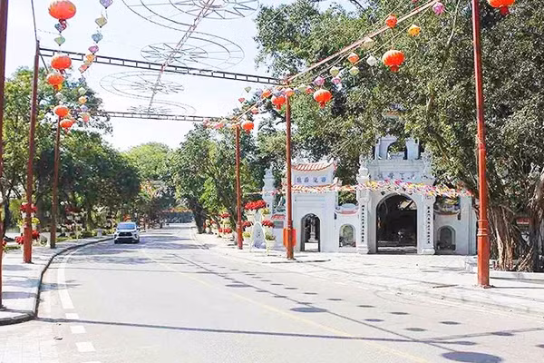 Một góc Phố Hiến sau quá trình tu bổ.