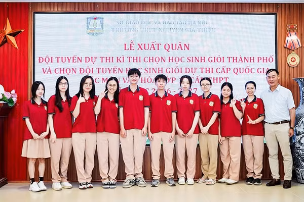 Kết quả kỳ thi chọn học sinh giỏi thành phố và chọn đội tuyển dự thi cấp quốc gia