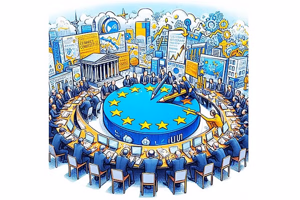 Biếm họa: AI4GOV PROJECT.EU